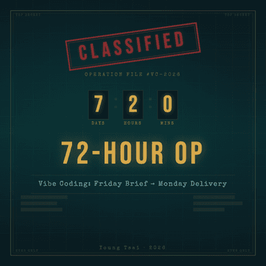 72-Hour Op — Vibe Coding in Action with Claude Code